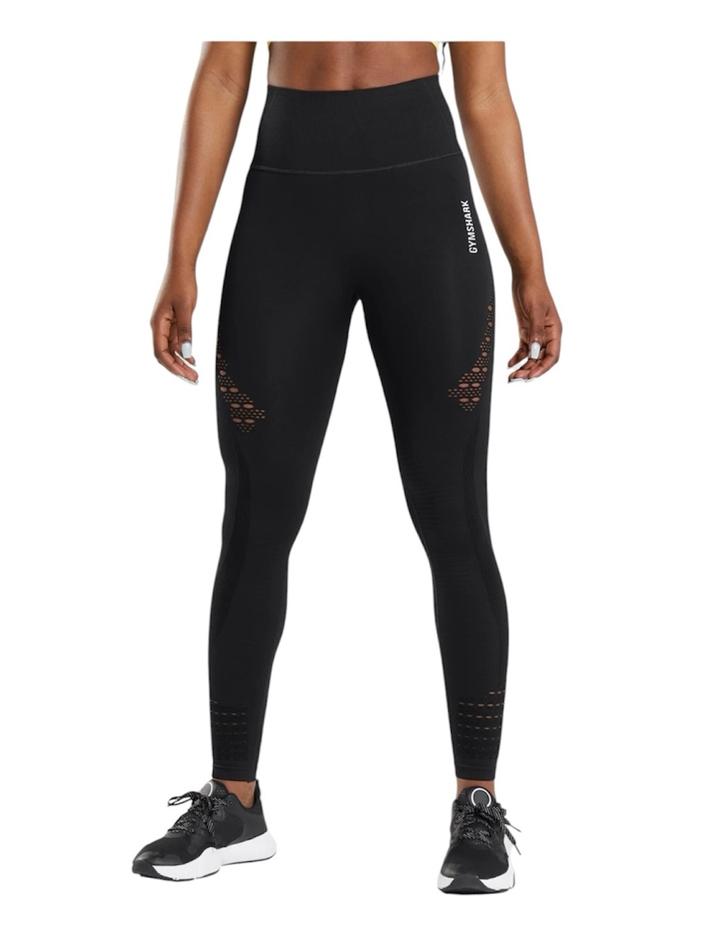 Gymshark black energy seamless leggings - large